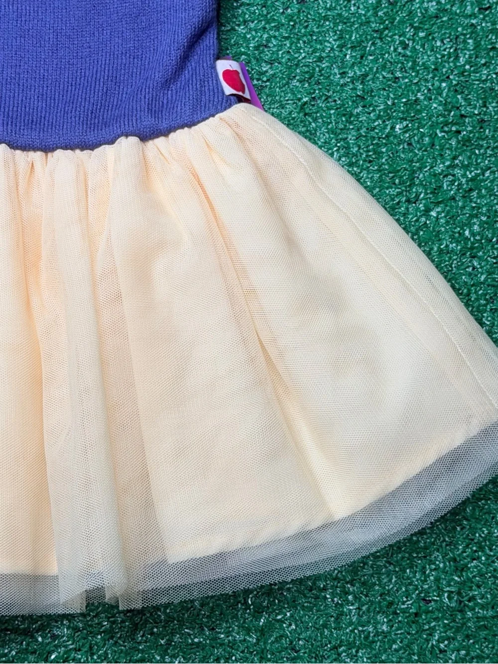Disney Princess Snow White CosPlay 12M Blue Yellow Tulle Dress NEW with Tags
